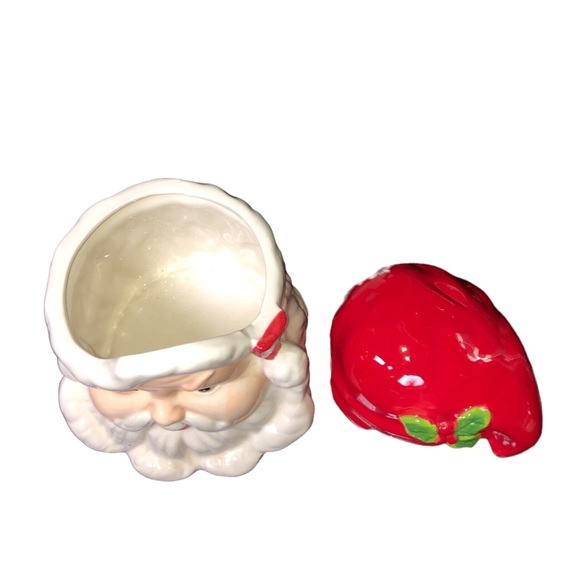 Santa Claus canister cookie jar - Picture 3 of 7